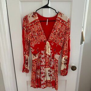 Free People Mixin' It Up Mini Dress